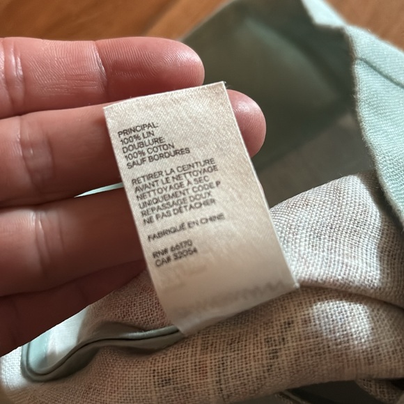 Zimmerman linen shorts size 0 Petite with belt like new! - Picture 10 of 10